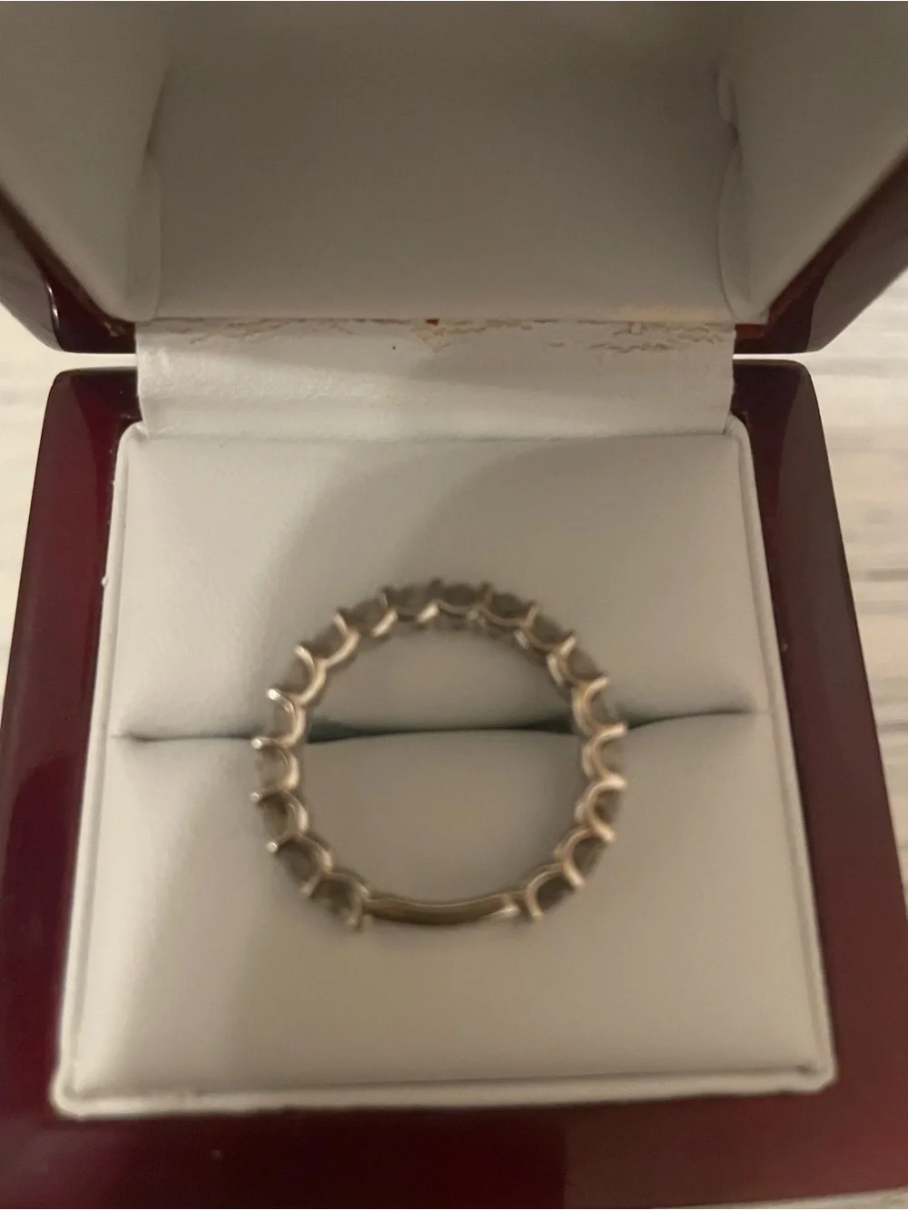 Diamond Eternity Band in White Gold Women's Jewelry